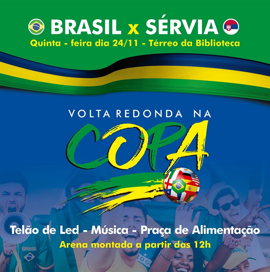 Prefeitura Municipal de Volta Redonda - Volta Redonda terá telão com  transmissão de jogos do Brasil no Memorial Getúlio Vargas