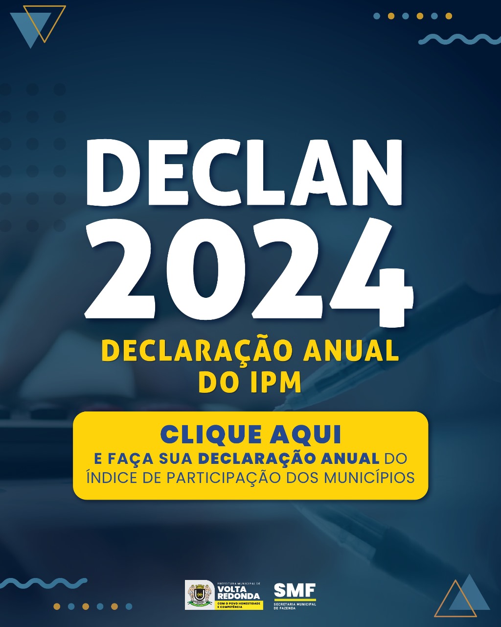 Declaração Anual do Índice de Participação dos Municípios