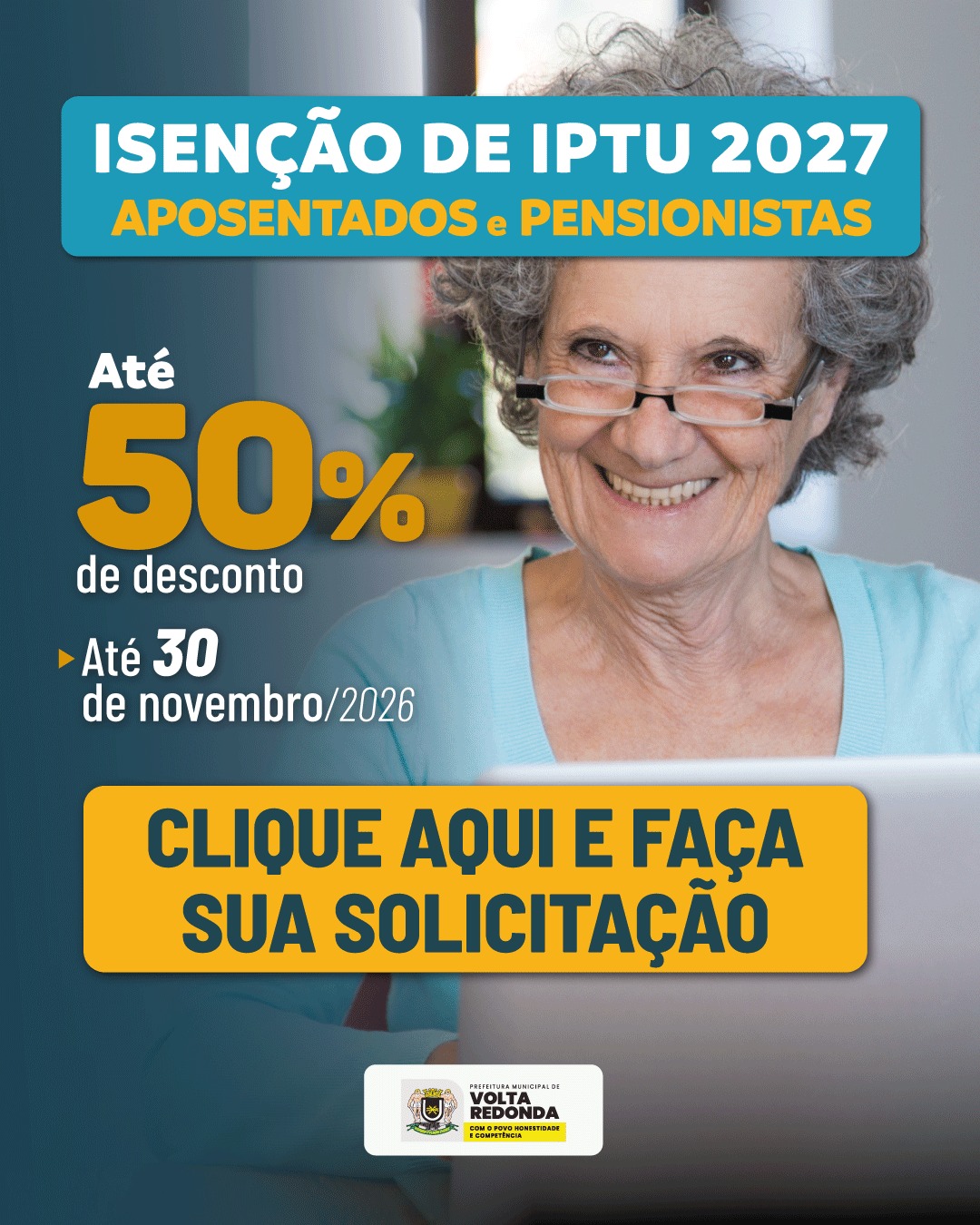 Requerimento de Isenção de até 50% do IPTU